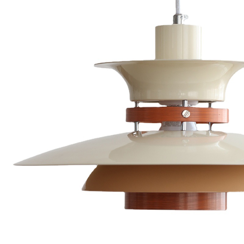 南粤照明北欧ph5餐厅灯日式奶油风卧室床头复古简约吧台餐桌吊灯