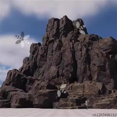 UE5影视写实山体巨石头岩石模型Realistic_Rock_Pack 5.2-5模板