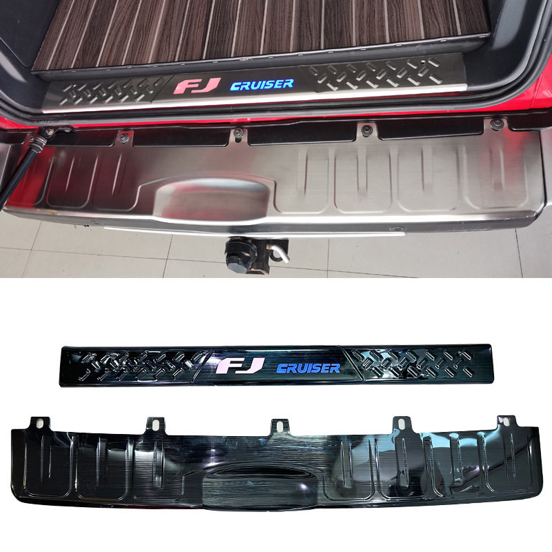 适用于FJ酷路泽门槛条带灯款FJ酷路泽后护板带灯款改装FJ Cruiser