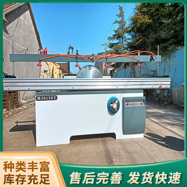 500mm合缝锯板材刨边 木工机械棺材板推台锯 裁板锯合缝机