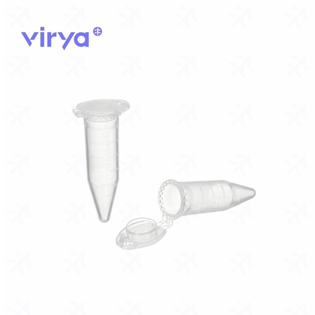 Virya?旋盖锥底灭菌盒装试验耗材,1.0ml无色微量离心管3121008