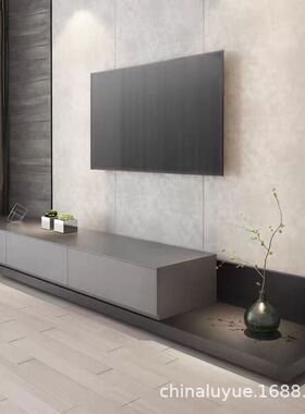 北欧落地电视柜黑色可伸缩电视柜落地现代简约大小户型地柜