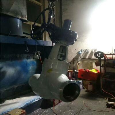 J561Y-320I铬钼钢伞齿轮电站焊接截止阀DN125电站截止阀