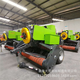 河北麦秸玉米杆打捆机 长芦苇秸秆收割打捆机 四轮自动捡拾捆草机