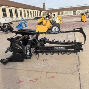 小型链条式开沟机 埋管道挖沟机 多功能水泥路面开槽机