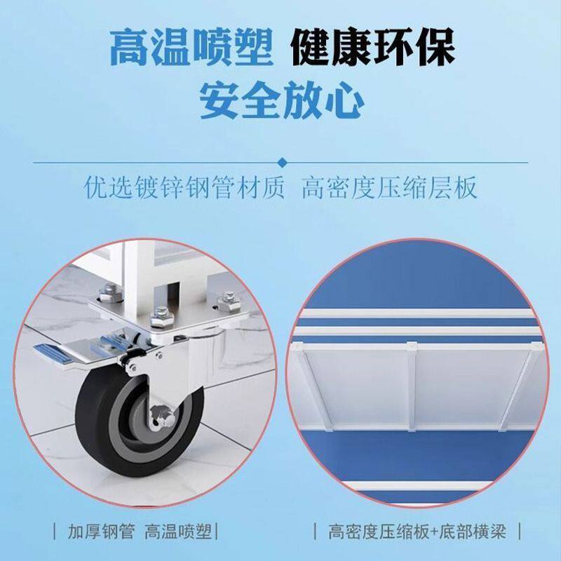 摆摊折叠小推车加厚超市售货架移动夜市流动多功能小吃车