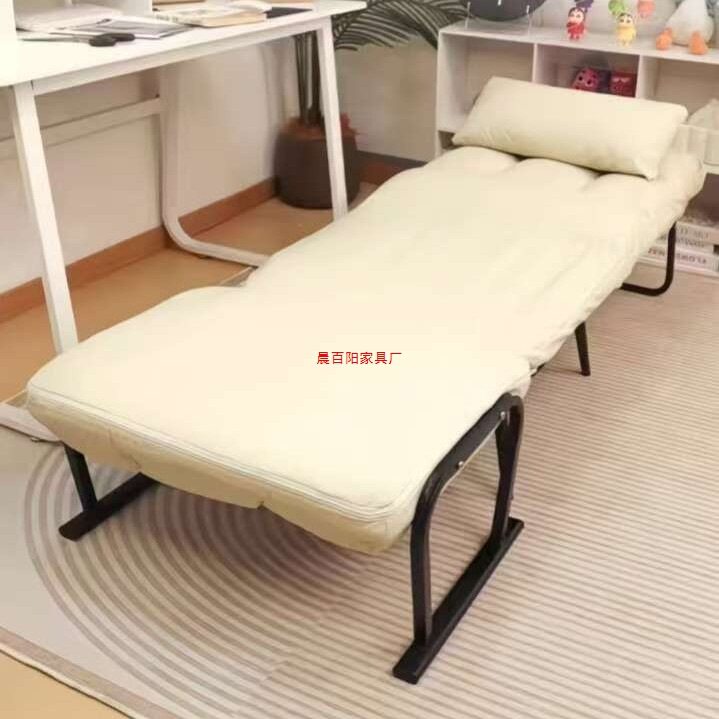 折叠躺椅办公室电脑椅午休午睡单人床多功能可躺可坐靠背沙发座椅