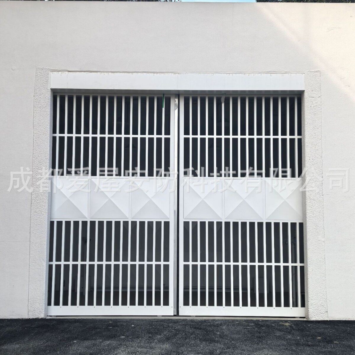 电动栅栏平移门看守所监狱AB联动推拉门钢制复合型监室门厂家