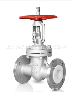 上海滨大不锈钢衬氟闸阀Z41F46 衬氟四氟法兰闸阀304材质 16P