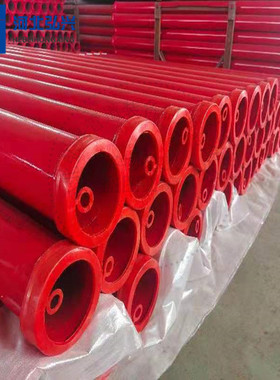 DN125*5.0*3000地泵直管 无缝烤漆出口泵管 ST52