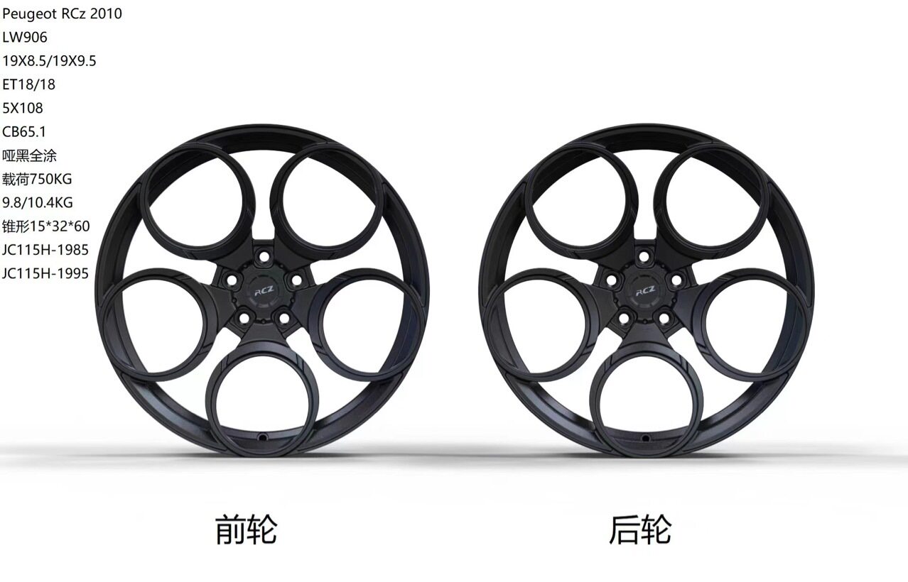 万吨锻造轮毂改装16-24寸铝合金6061-T6适用于全车型专用齐平数据