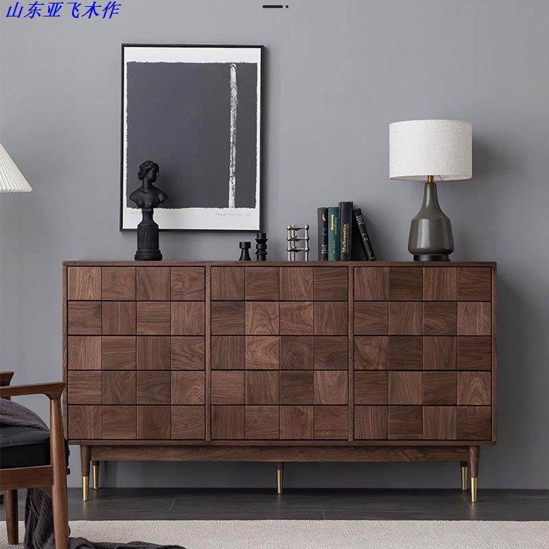 全实木五斗柜 北欧黑胡桃卧室十五斗橱 现代简约轻奢储物收纳柜,电子元器件市场,电线扎带/束线带,淘宝优惠券,粉丝福利购,淘宝优惠卷
