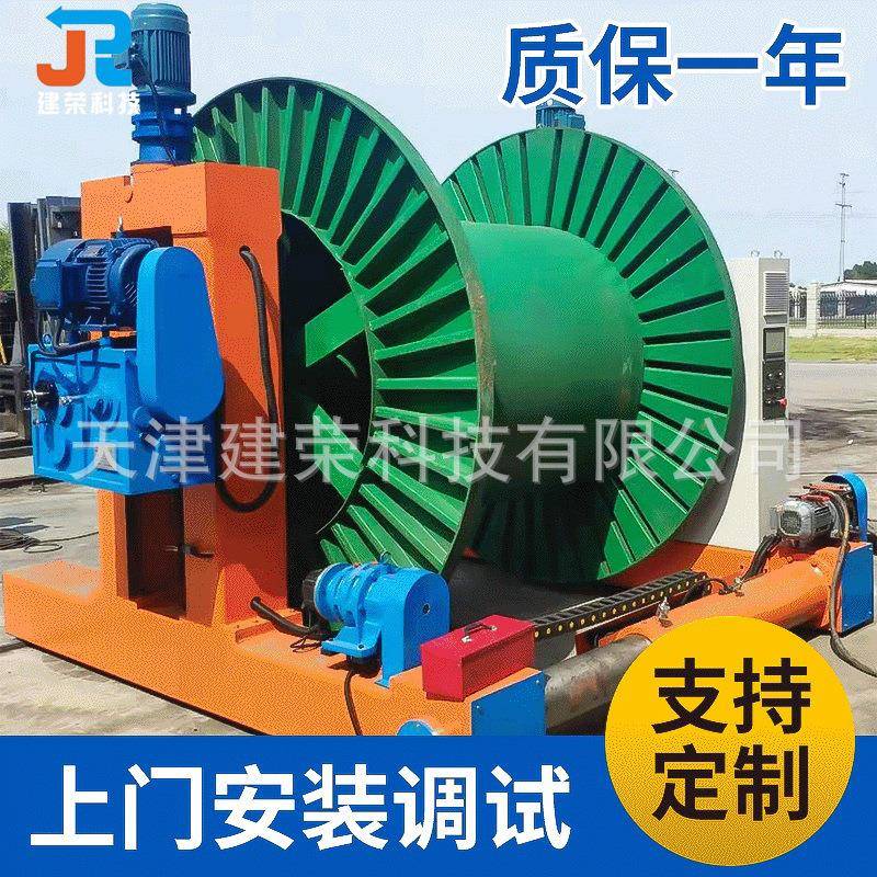 3200工业重型全卧式收线机全自动工字轮电梯绳钢丝绳收线机