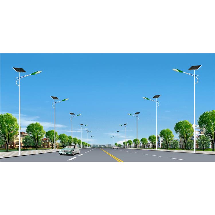 太阳能路灯杆6米8米10米12米户外灯道路新农村高杆挑臂灯杆