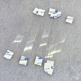 100条装 14cm爆炸贴价格牌 跳跳卡条pvc高透明弹片韧性强摇摇卡1.5