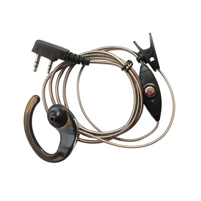 对讲讲机耳机耳麦对讲电话机耳机线通用型耳塞式耳挂K头M头Y单孔T