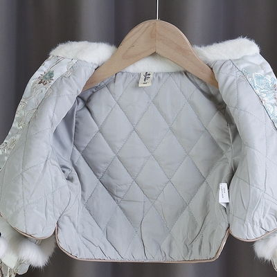 婴儿童装0女童冬天衣服1-4岁裙子2女宝宝唐装3汉服公主两件裙套装