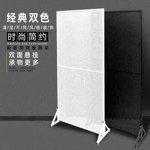 落地展示架五金工具挂板超市置物架 洞洞板货架手机配件饰品架立式