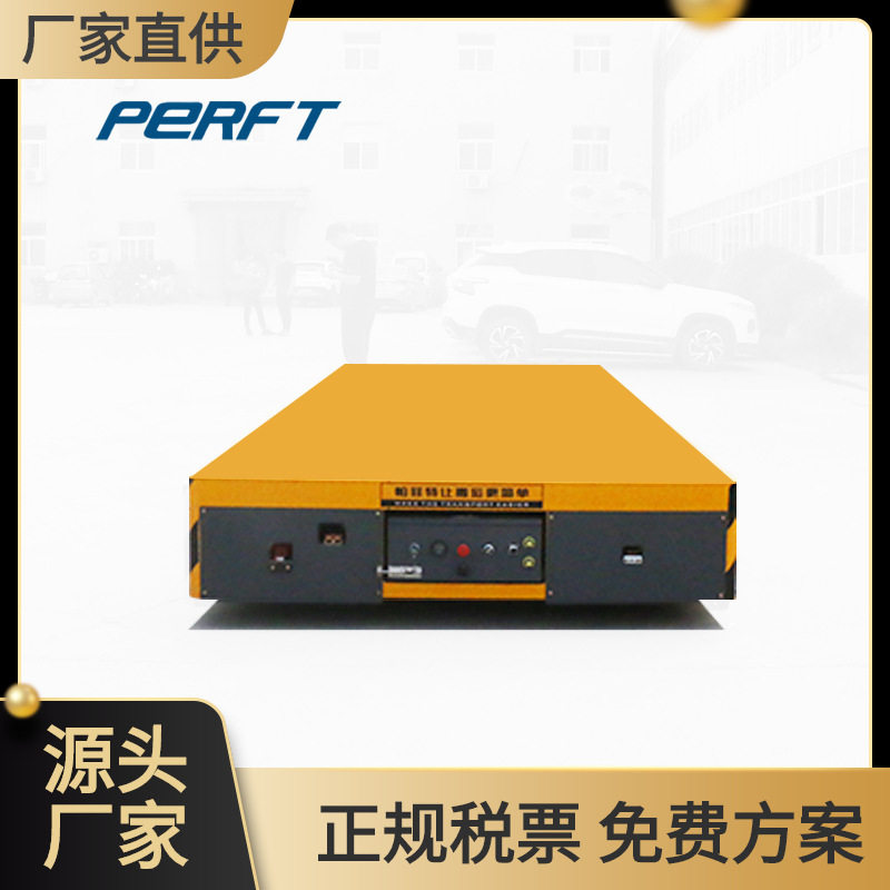 10吨无轨平板车大型机械设备搬运车钢厂搬运钢材车无轨胶轮车