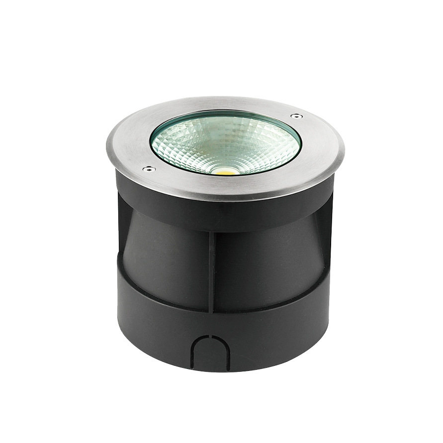 跨境15W20W30W50W LED圆形不锈钢IP65路灯多色庭院灯埋地灯