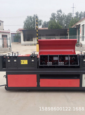 钢管调直机除锈机 22-48钢管调直机 三合一脚手架钢管校直机