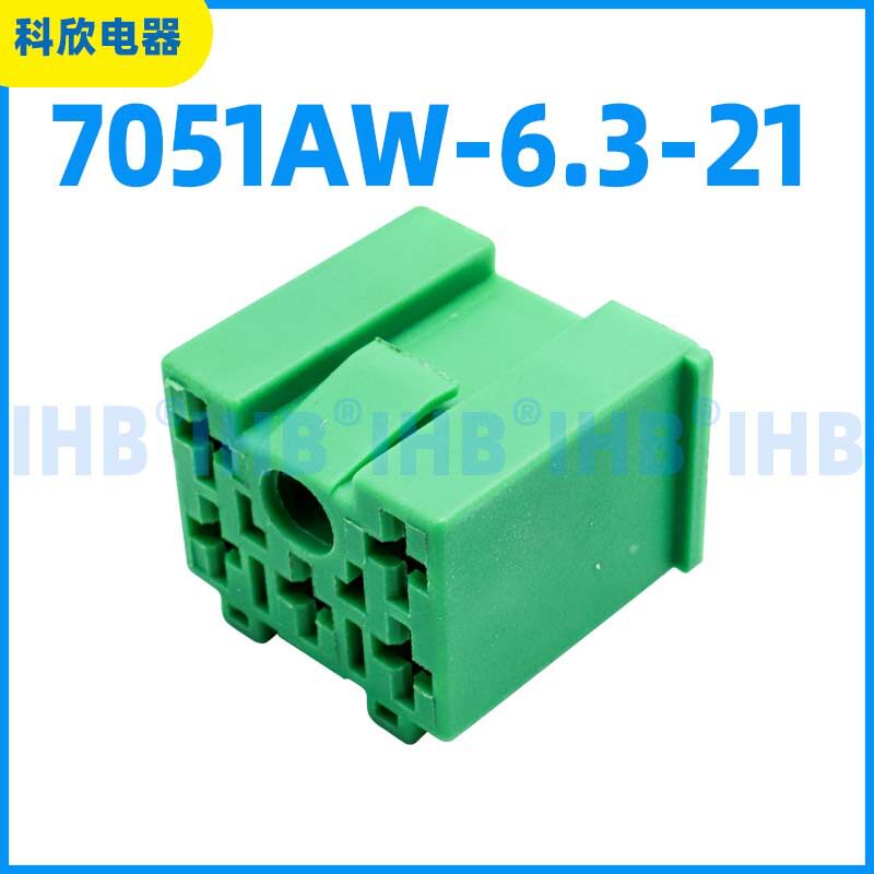 7051aw-6.3-21 汽车防水连接器 接插件端子 对插车用公母线束