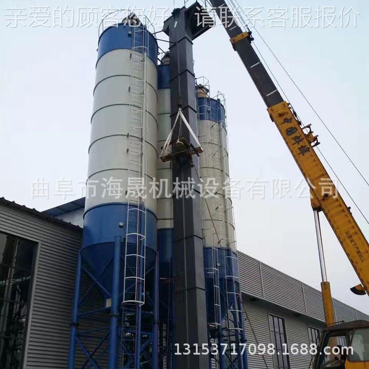 带检修平台上料机 10米垂直斗式提升机安装 饲料猫砂斗式提升机