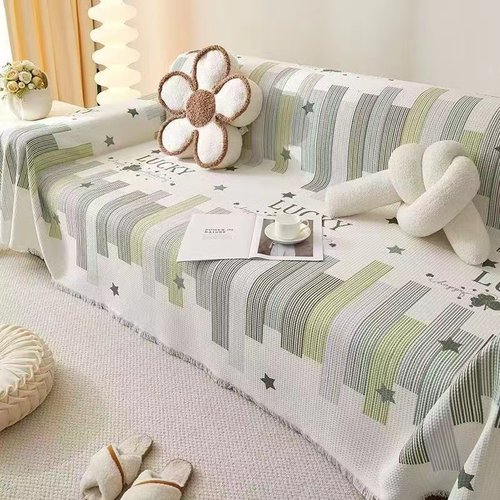 沙发布靠背盖巾一片式四季通用沙发垫布贵妃盖布沙发巾一整张全盖