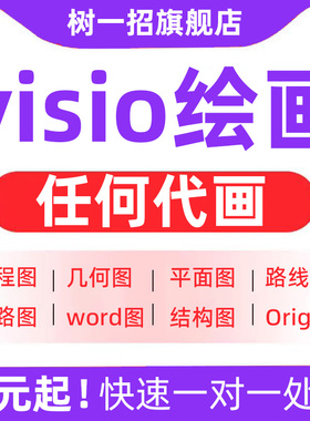 代画visio绘制图流程图电路word美化origin数据ppt组织架构图线路
