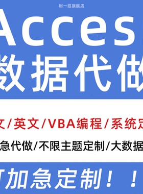 Access数据库代做设计报告英文开发管理系统进销存定制多人共享