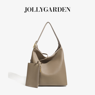 JOLLY GARDEN【牧山】慵懒松驰大容量托特包通勤手提单肩斜挎女包