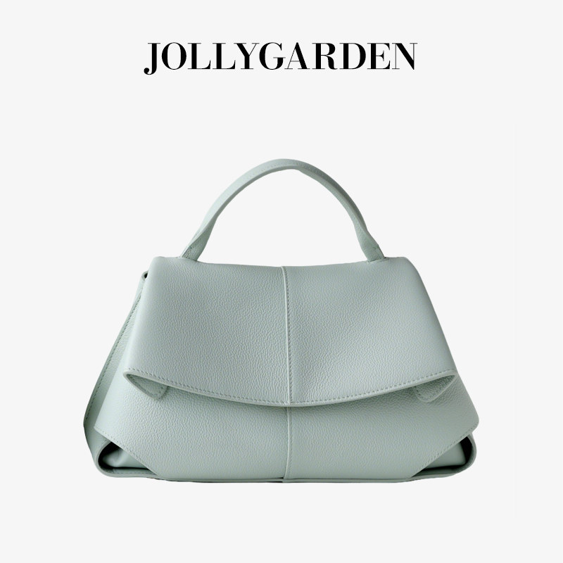 JOLLY GARDEN【汐野】春夏款手提个性笑脸马鞍包通勤单肩斜挎女包