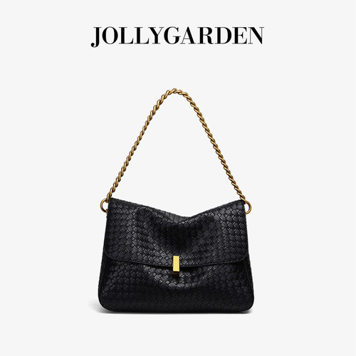 JOLLYGARDEN大容量编织腋下包女