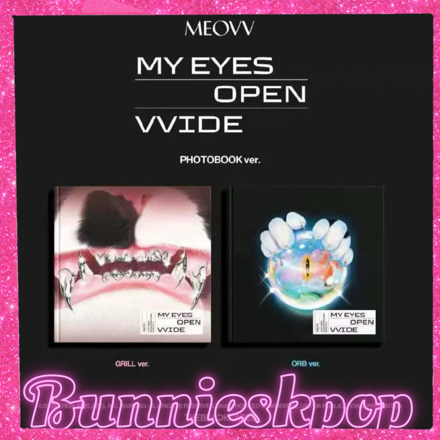 现货正品 meovv 喵 mini1 MY EYES OPEN VVIDE 出道专辑包邮 单封