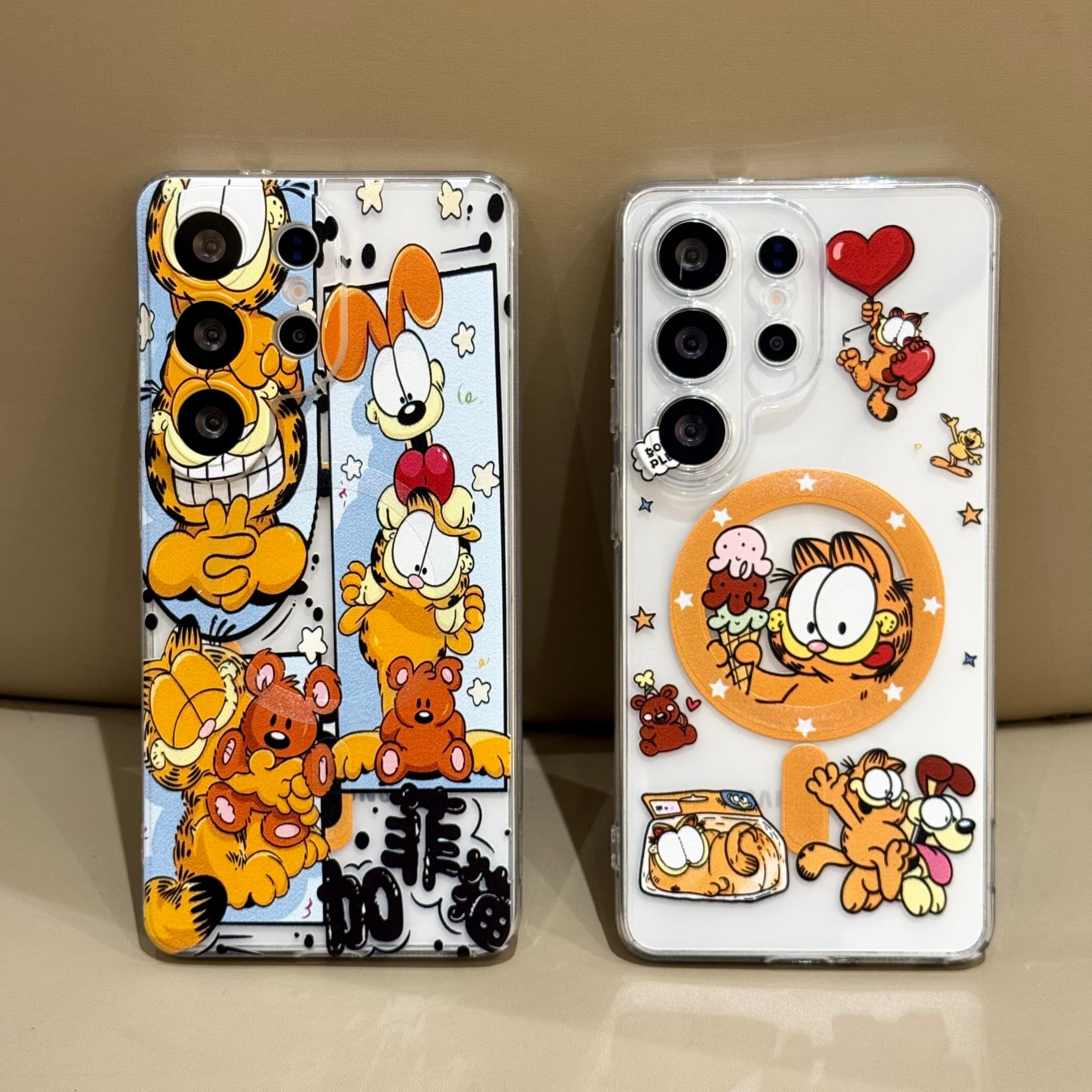 吉能虎咖啡猫适用三星S26Ultra带手绳支架磁吸手机壳S25/S24/S23/Note20全包防摔A57/A37/A26/A16保护套