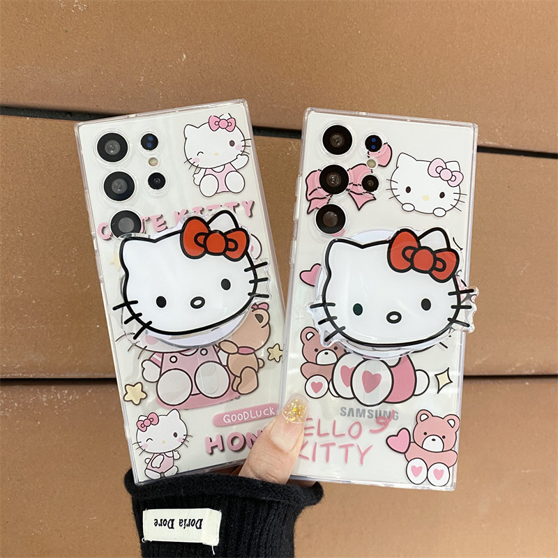 吉能虎新款玩偶KT适用于三星S26Ultra带支架手机壳S25/S24/S23/Note20全包防摔A57/A37/A26/A16保护套