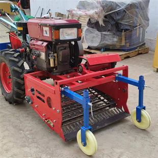 出售多功能手扶拖拉机配套小型微型土豆大蒜收获机 大蒜浮土机