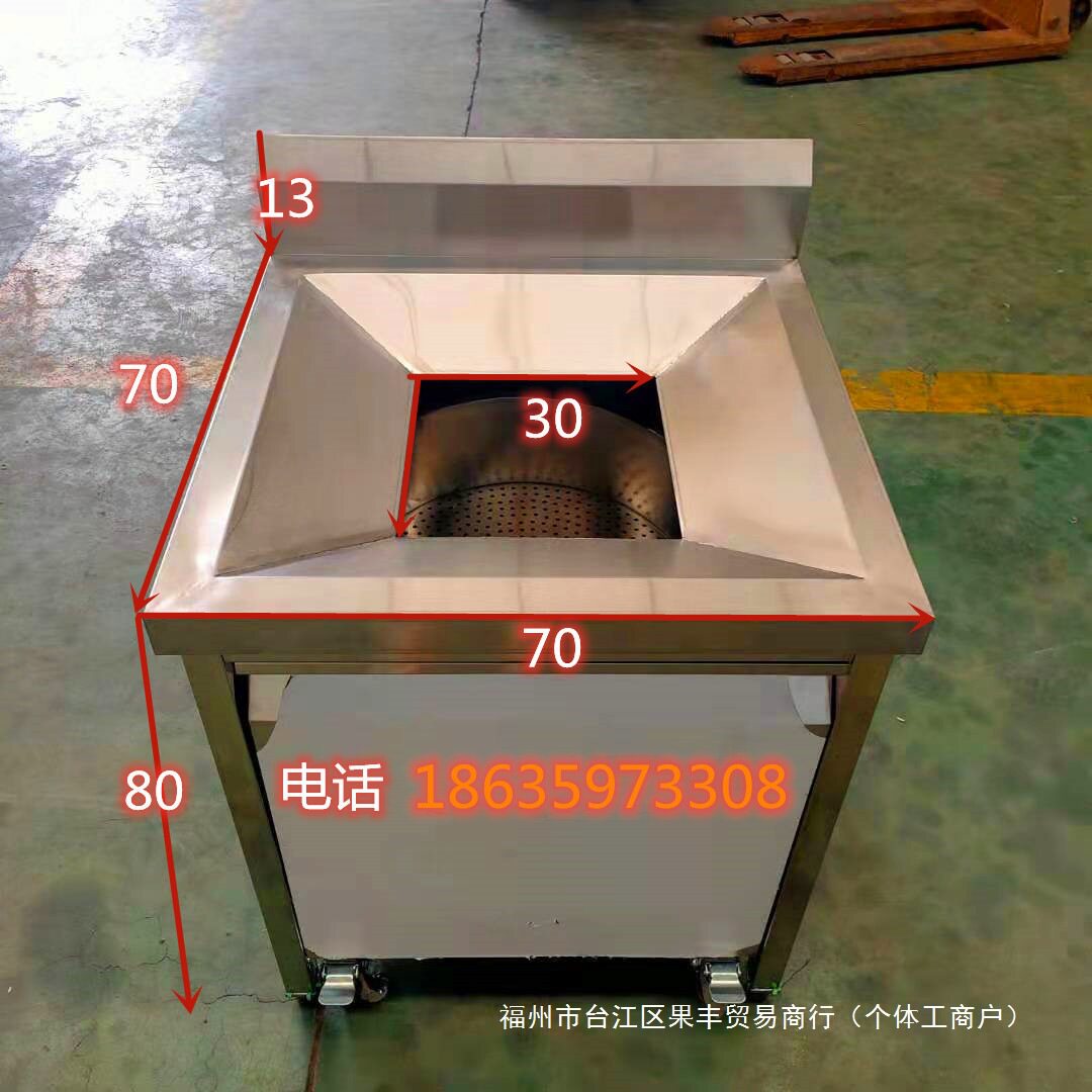 不锈钢收残车收残台残食台收餐车收集台厨房泔水台餐具垃圾桶标配