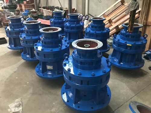 8000系列双极摆线针轮减速机BLD163组合摆线减速机立式法兰安装