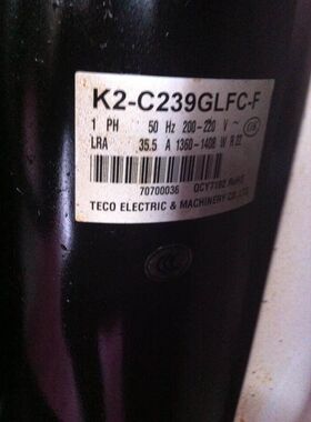 K2-C239GLFC-F  压缩机