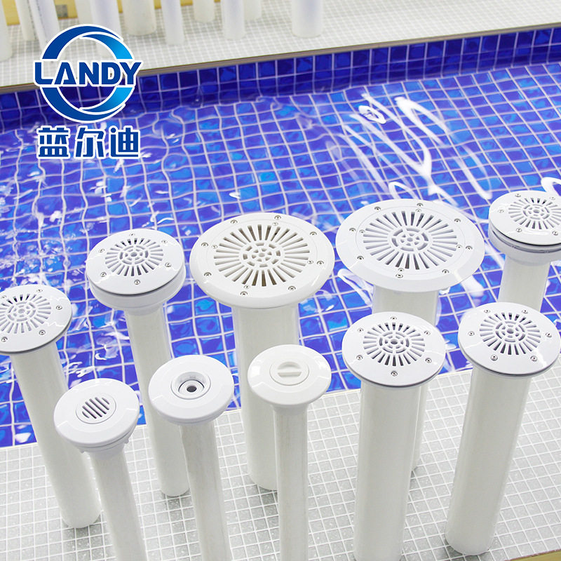 胶膜泳池专用溢水口直插式出入主排水布水器ABS材质回水口配件