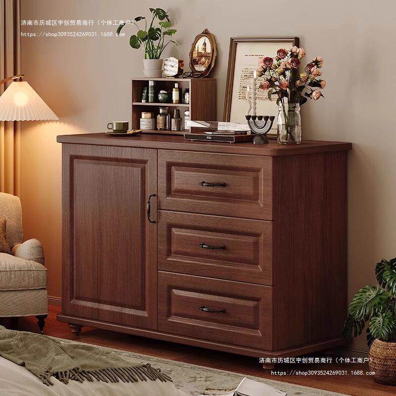 斗柜卧室收纳柜子靠墙美式五斗柜房间置物柜客厅木质储物柜五斗橱