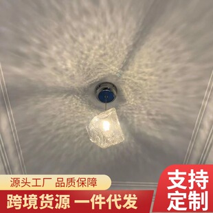 创意网红冰块过道走廊小吊灯现代入户阳台玄关石头造型氛围灯具