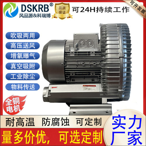 DSKRB 830S-2 380V 5.5KW中压鼓风机负压吸附透浦式风机