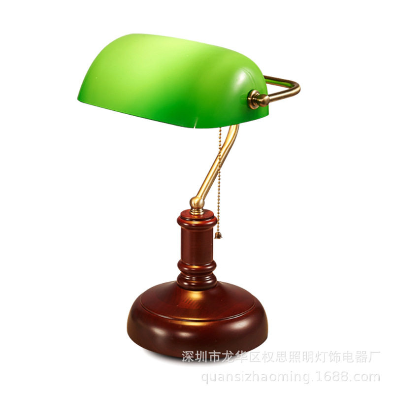 供应做旧民国台灯银行创意中式调光书房卧室床头灯客厅餐厅可调光