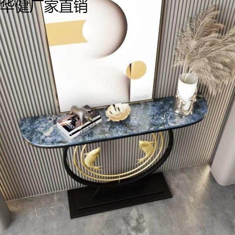 新中式玄关桌简约现代客厅靠墙玄关柜玄关台轻奢入户玄关端景台