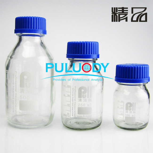 陕西供应广口蓝盖取样瓶250ml