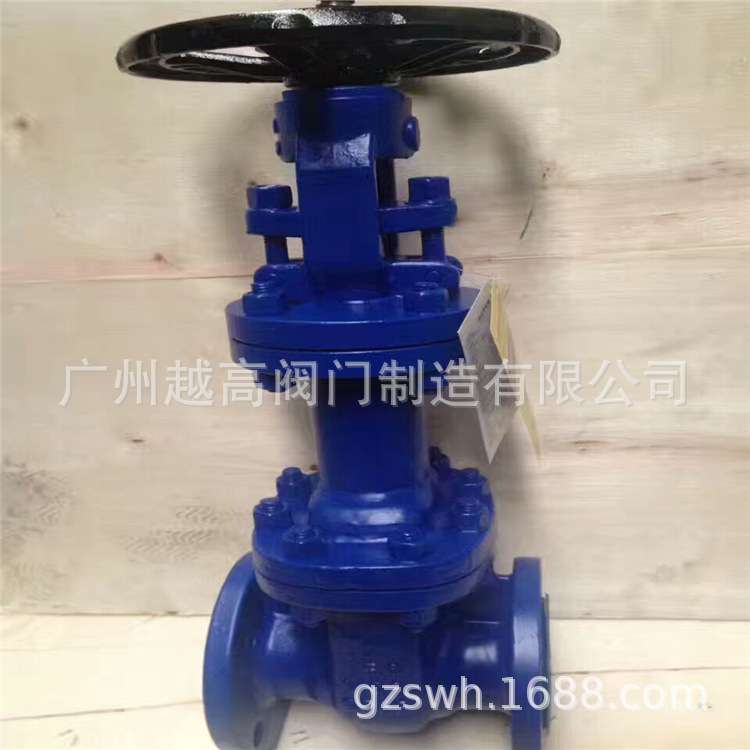 不锈钢波纹管蒸汽闸阀WZ41H-25P加长杆波纹管闸阀 越海手轮闸阀