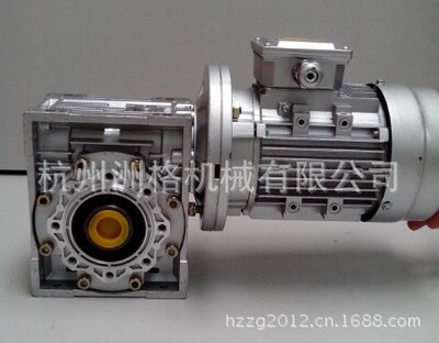 NMRV63-1.5KW蜗轮蜗杆减速机铝壳中空减速机方形涡轮减速箱