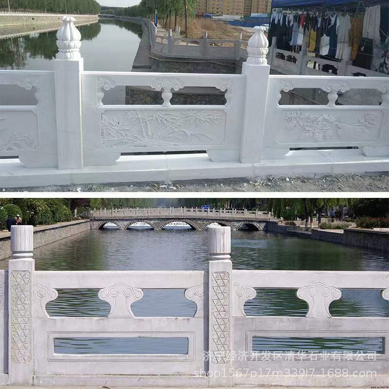 直供石栏杆汉白玉庭院石围栏广场园林石栏杆河道景区护栏石栏杆